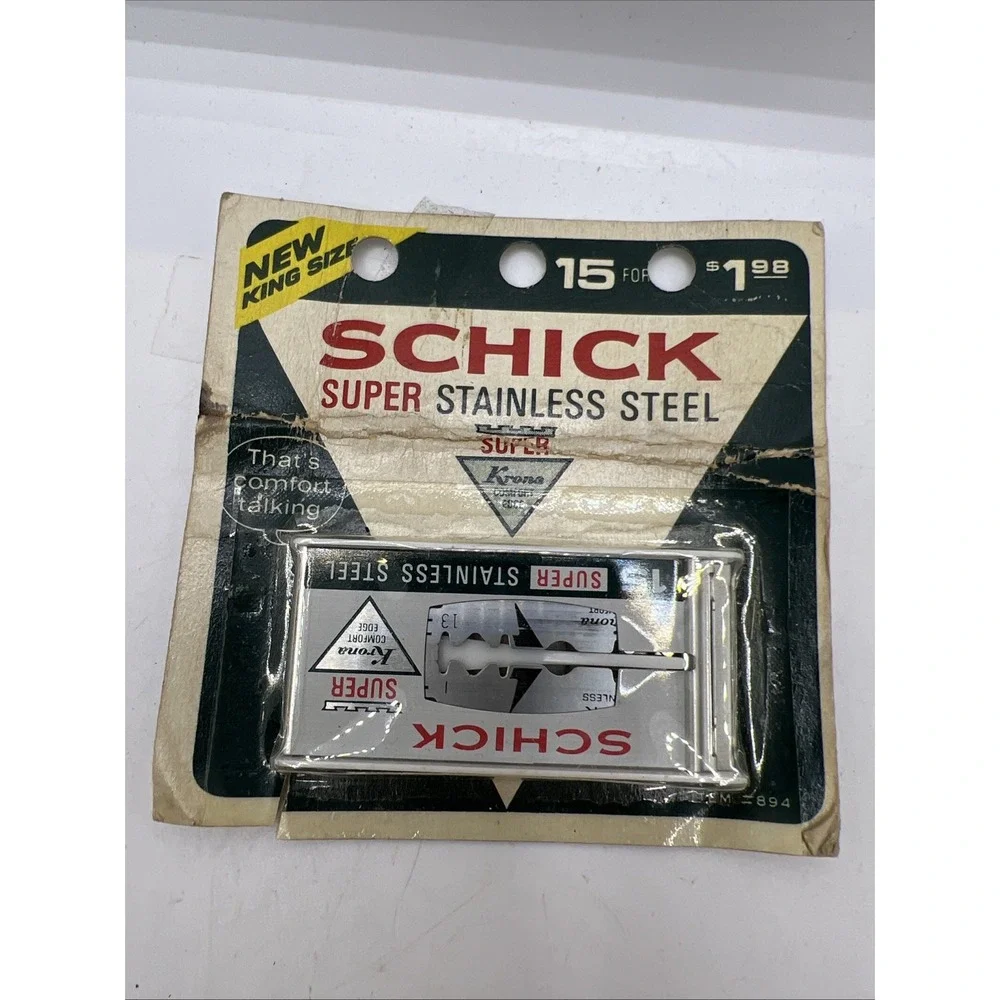 Old Schick Super Stainless Blades‎